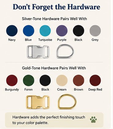 How to Choose the Perfect Color Palette for Your Golden Retriever's Custom Collar